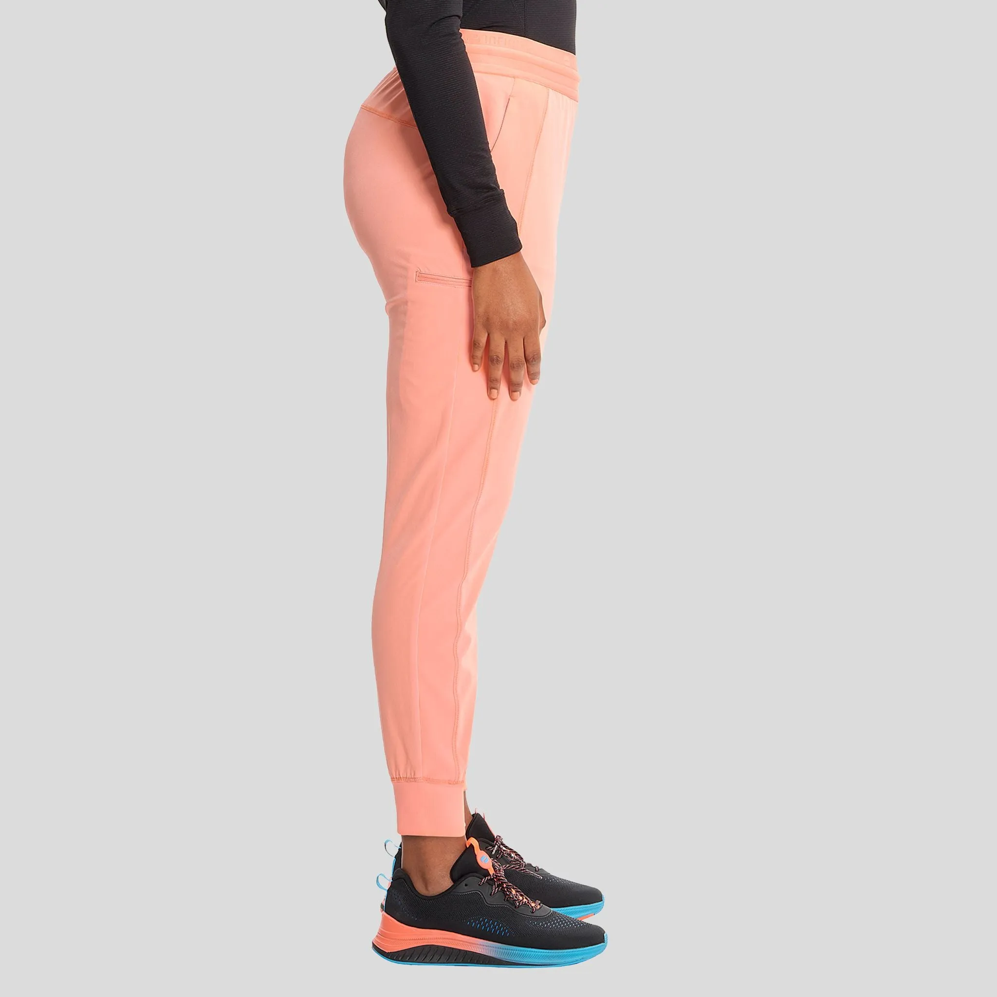 Mid Rise Jogger | Electric Coral