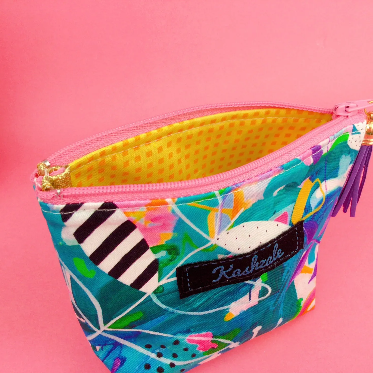 Mighty Jungle Small Makeup Bag. Deb McNaughton Design