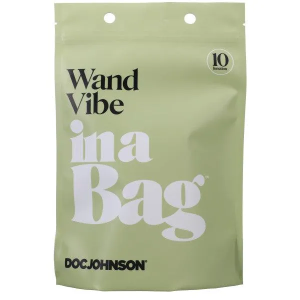 Mini Silicone Wand Vibrator In a Bag
