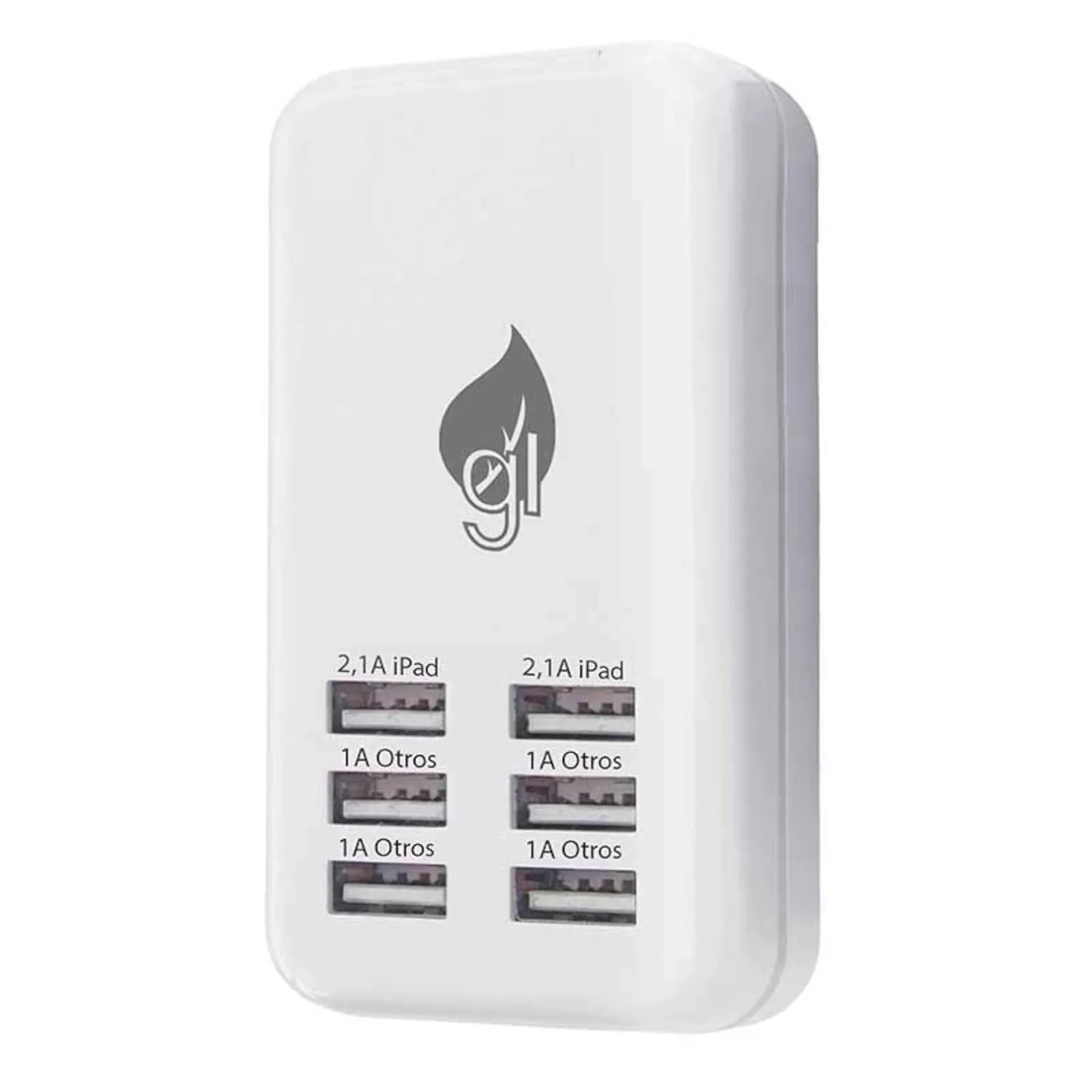 Mitzu Cargador Multiple 6 Entradas Usb, 6 A, 110 220