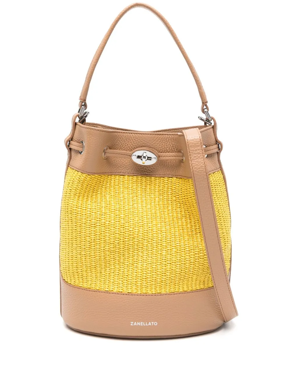 Mondà vimini small bucket bag