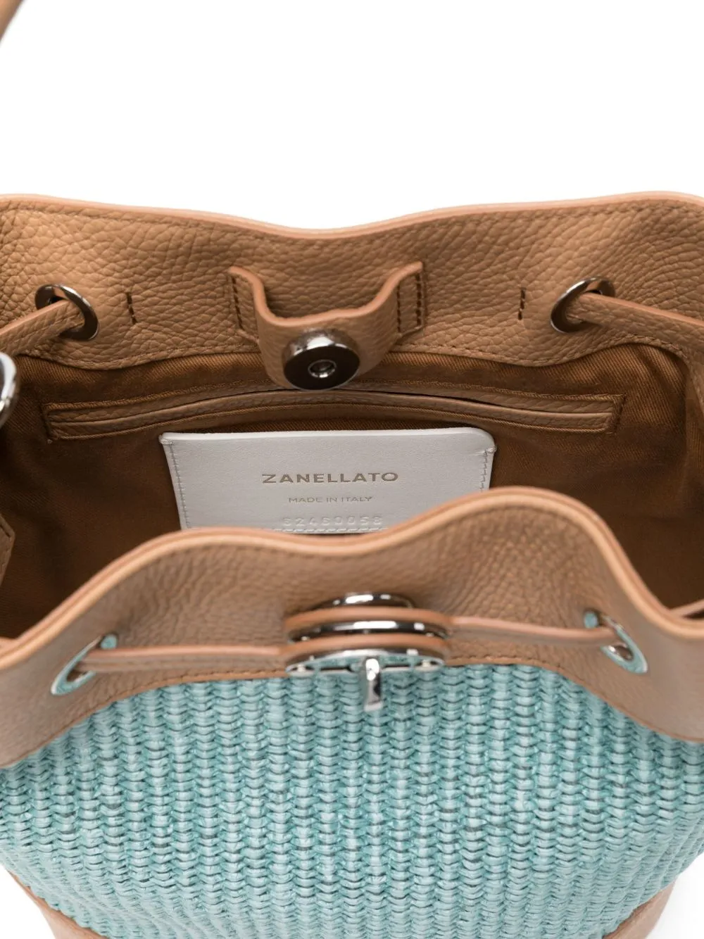 Mondà vimini small bucket bag
