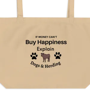 Money Buys Cattle Herding Happiness Tote/ Shopping Bags