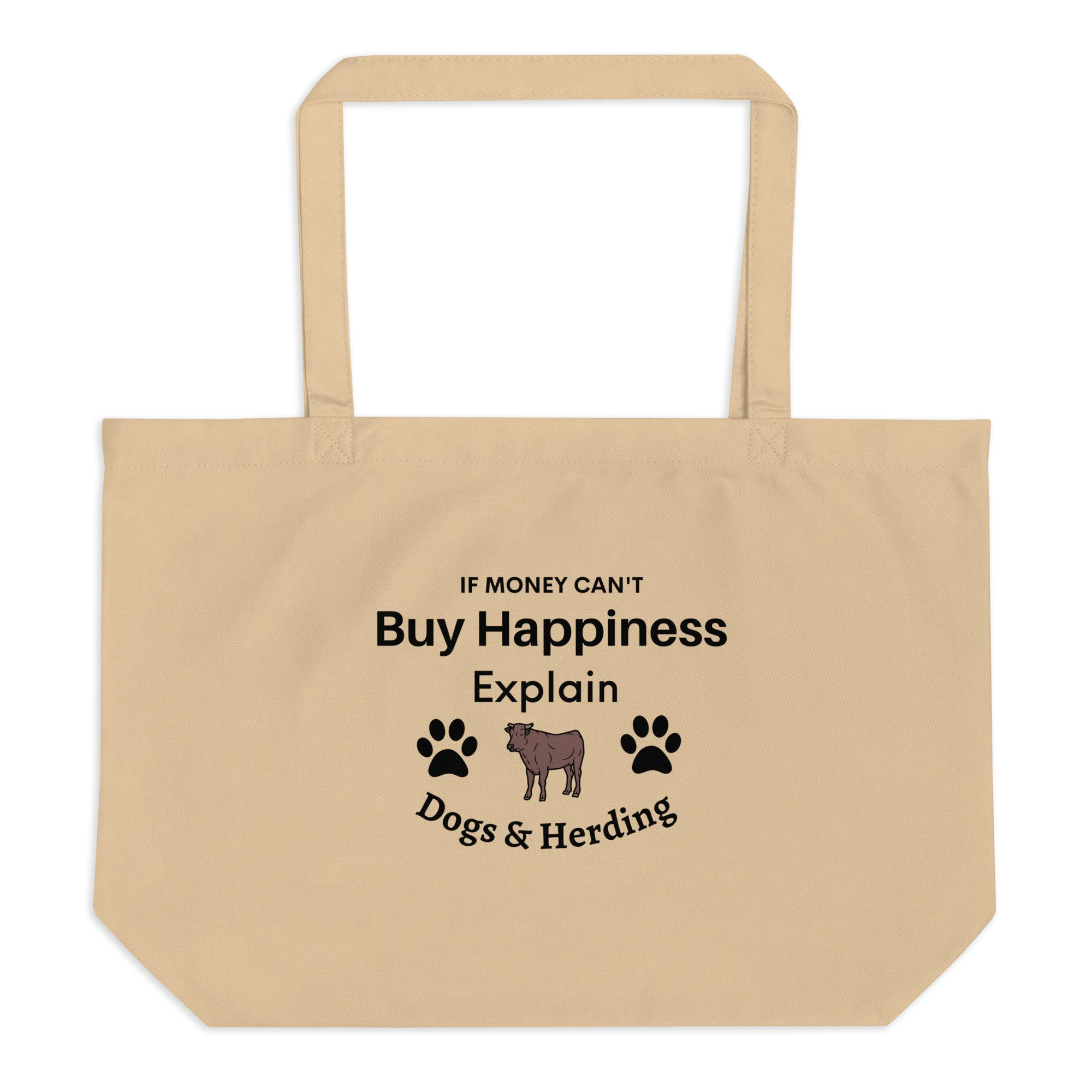 Money Buys Cattle Herding Happiness Tote/ Shopping Bags