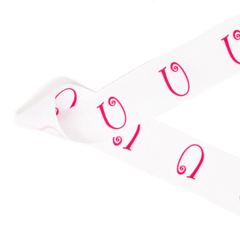 Monogram Initials (Shocking Pink)