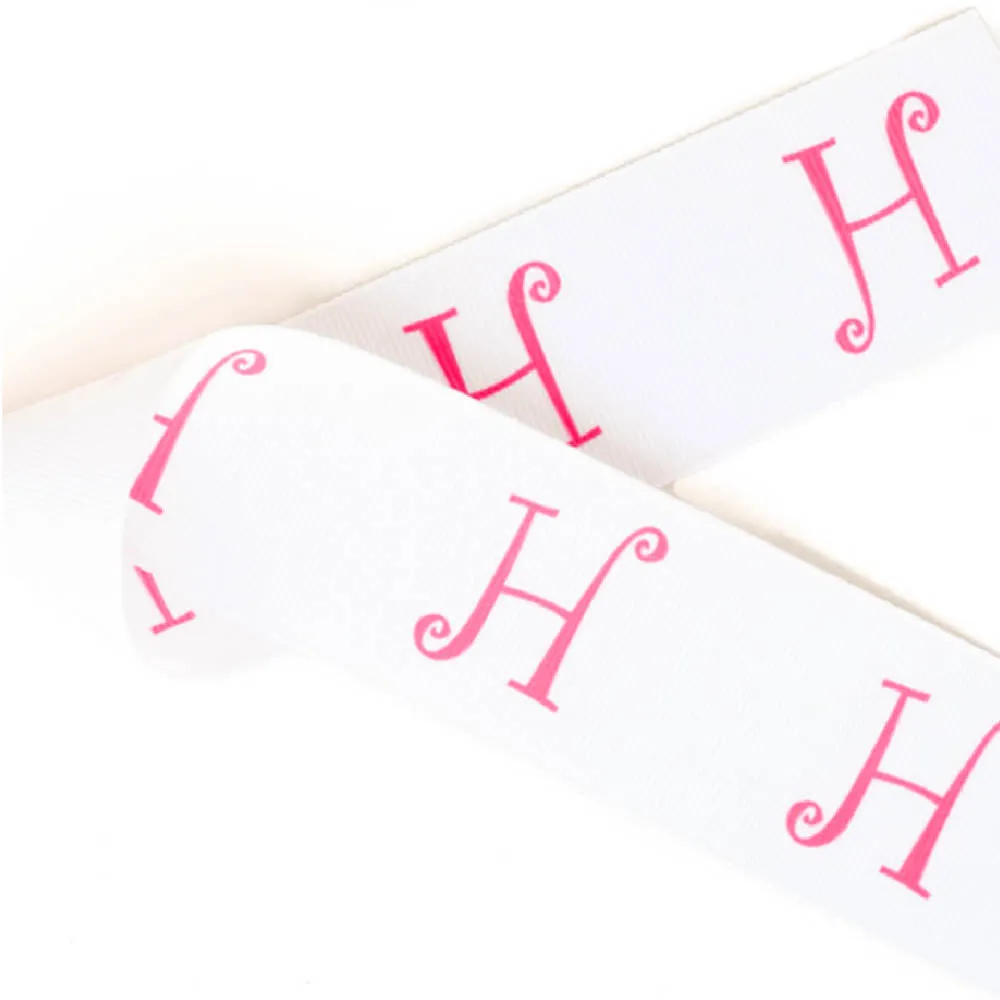 Monogram Initials (Shocking Pink)