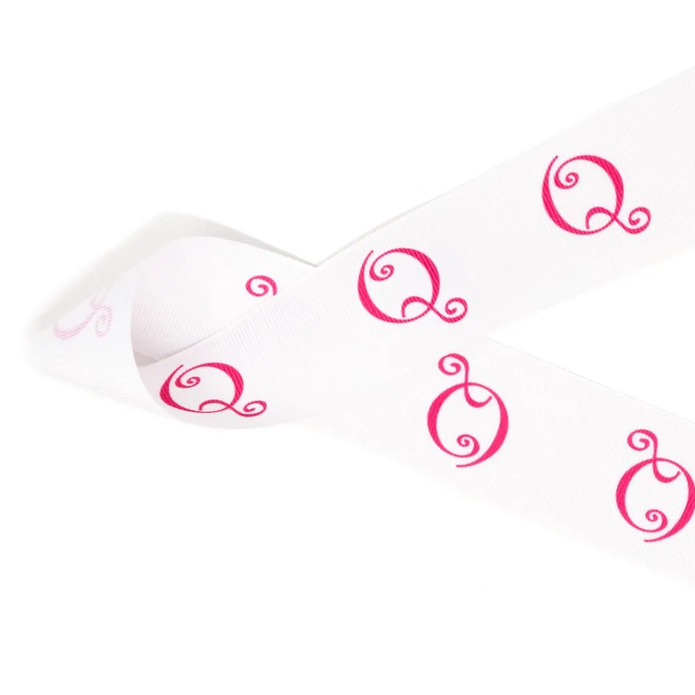 Monogram Initials (Shocking Pink)