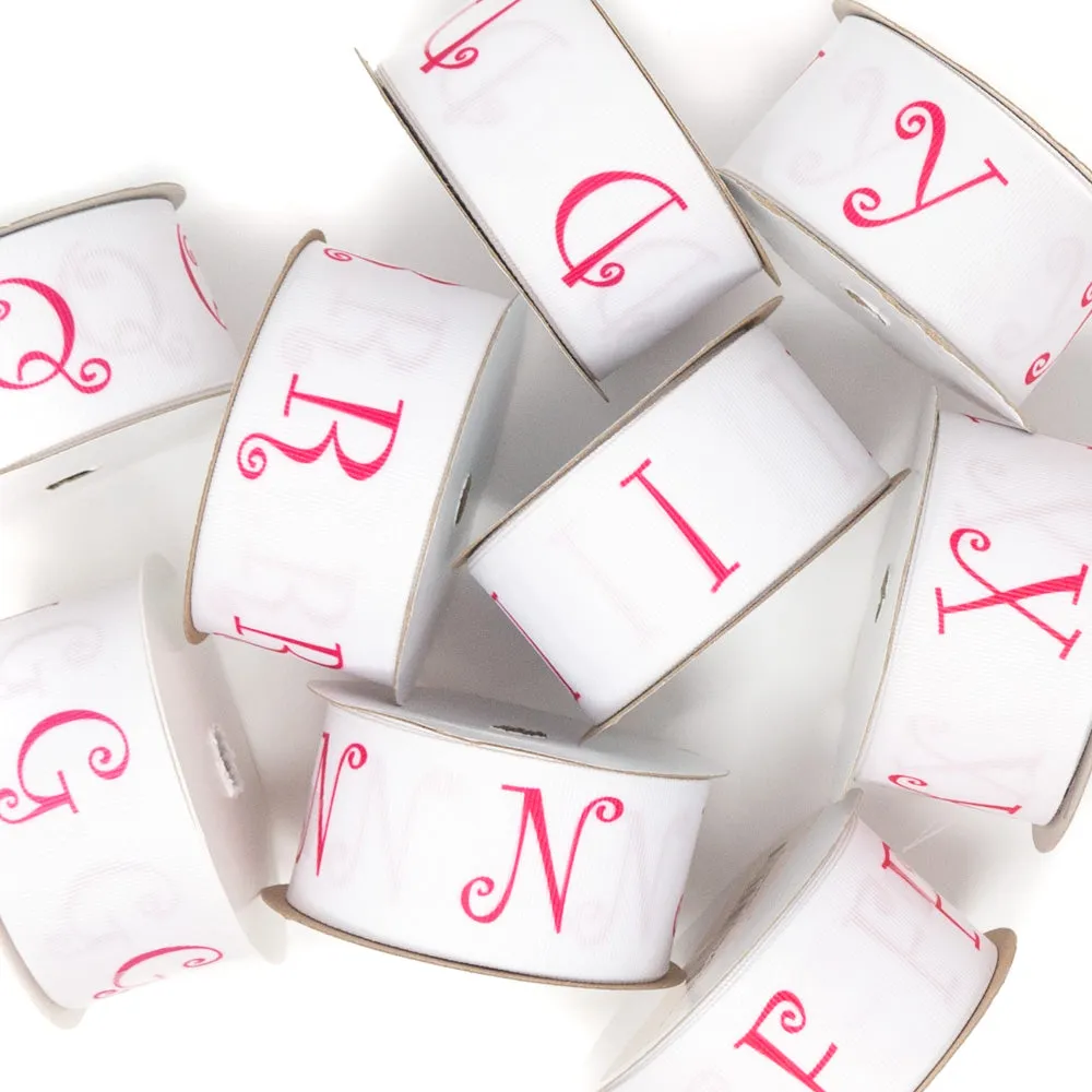 Monogram Initials (Shocking Pink)