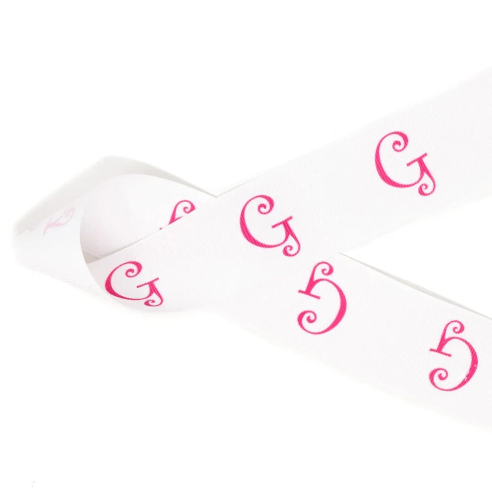 Monogram Initials (Shocking Pink)