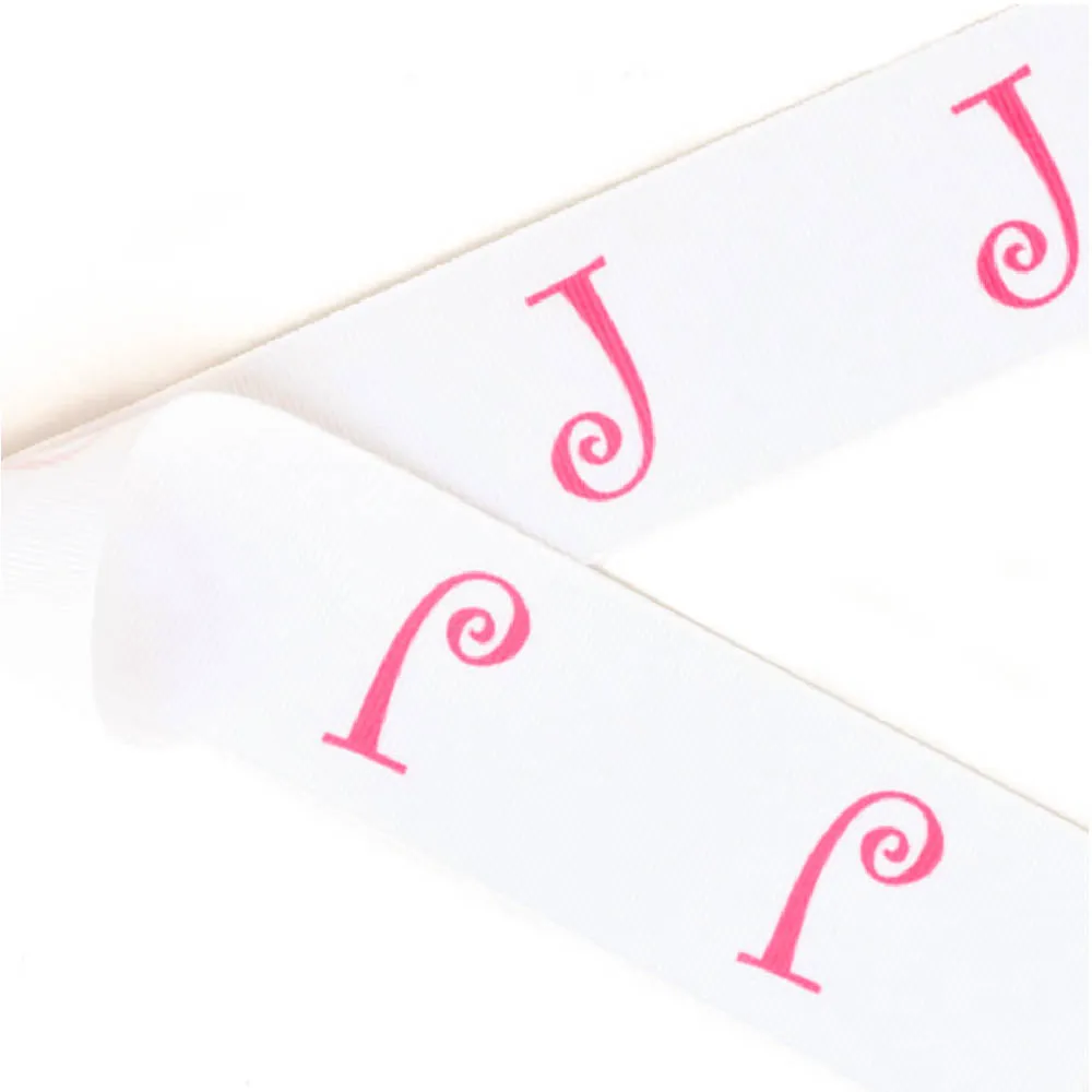 Monogram Initials (Shocking Pink)