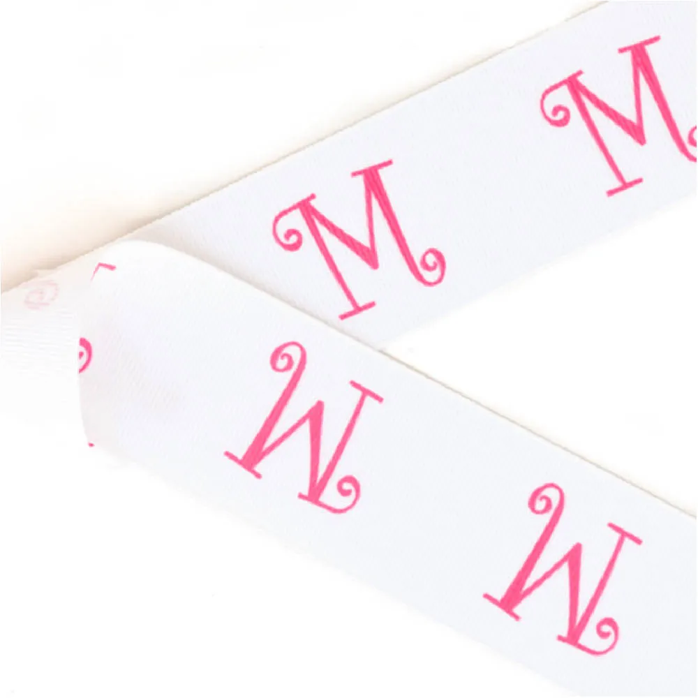 Monogram Initials (Shocking Pink)