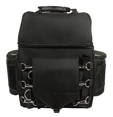 MOTORCYCLE MEDIUM SISSY DOUBLE ACCESS ENTRY TRAVEL BAR BAG LUGGAGE WATERPROOF