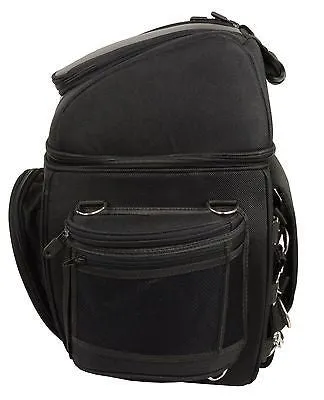 MOTORCYCLE MEDIUM SISSY DOUBLE ACCESS ENTRY TRAVEL BAR BAG LUGGAGE WATERPROOF