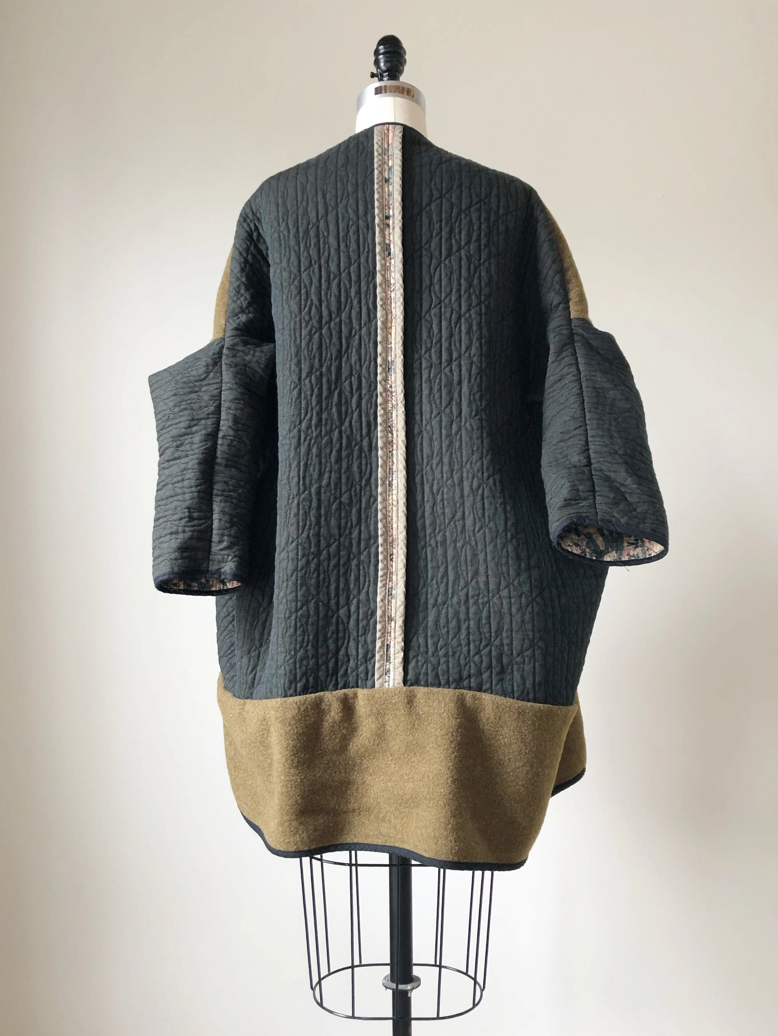 moving blanket samurai cocoon jacket