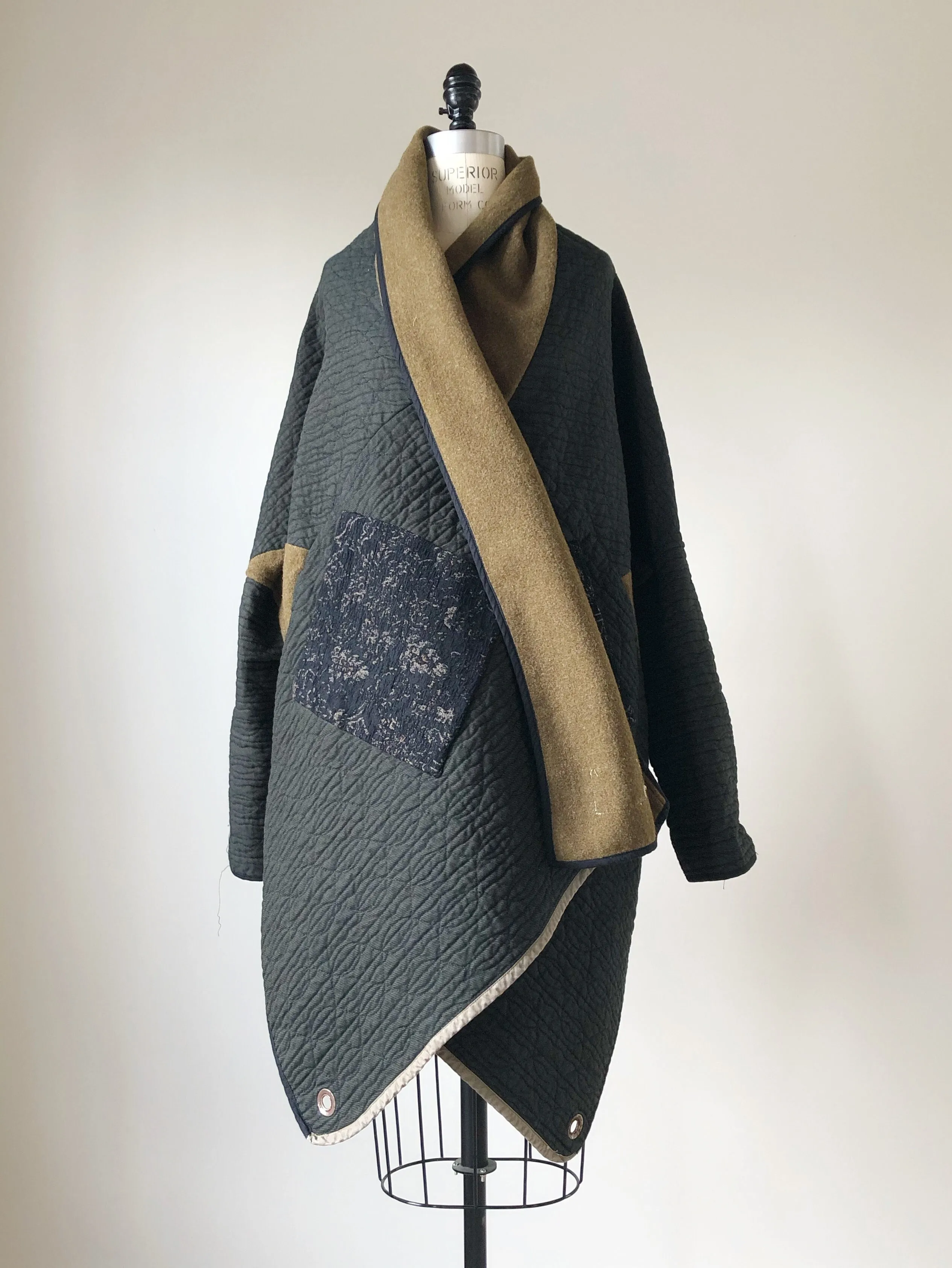 moving blanket samurai cocoon jacket