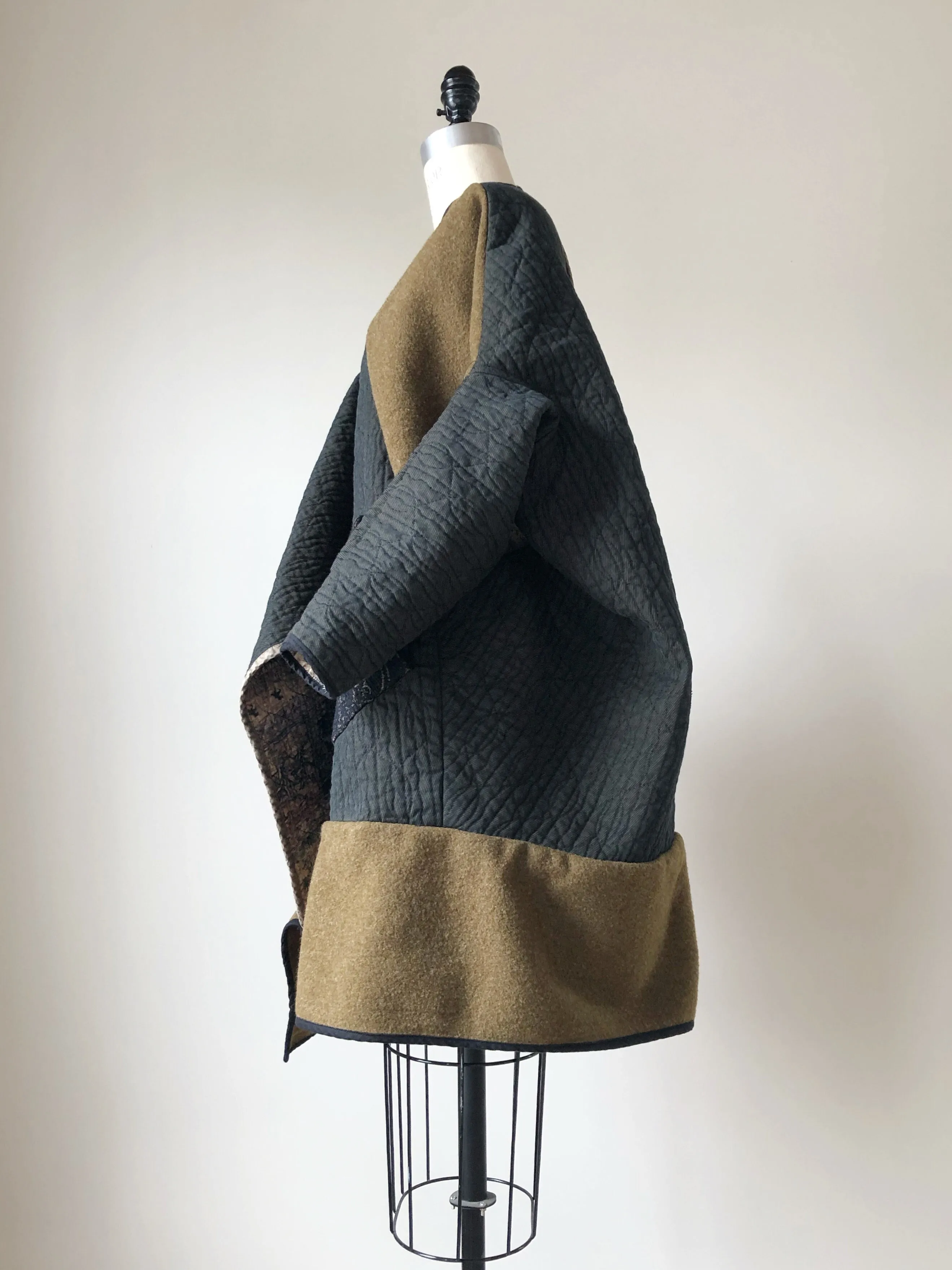 moving blanket samurai cocoon jacket