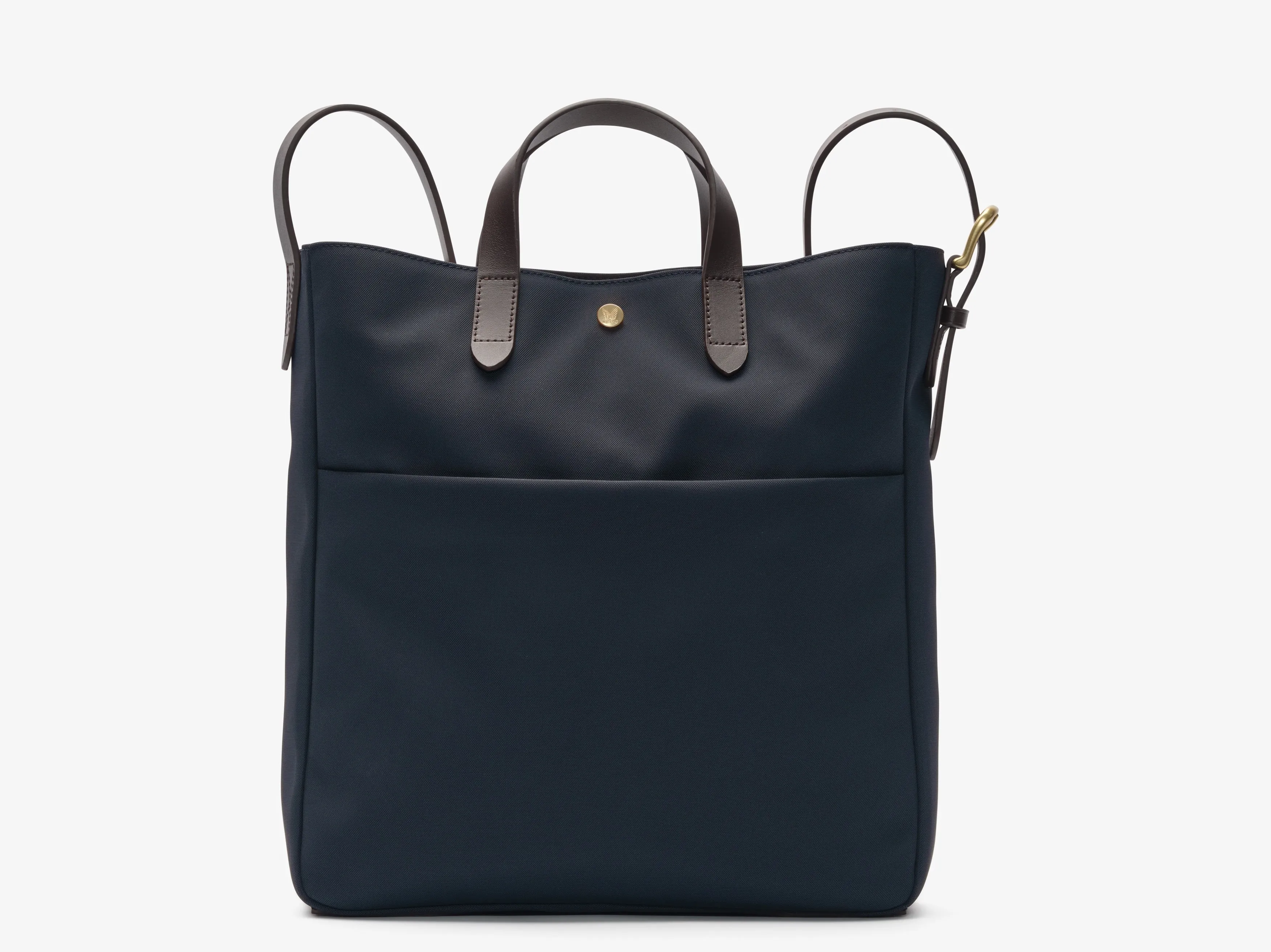 M/S Field Tote - Navy/Dark brown