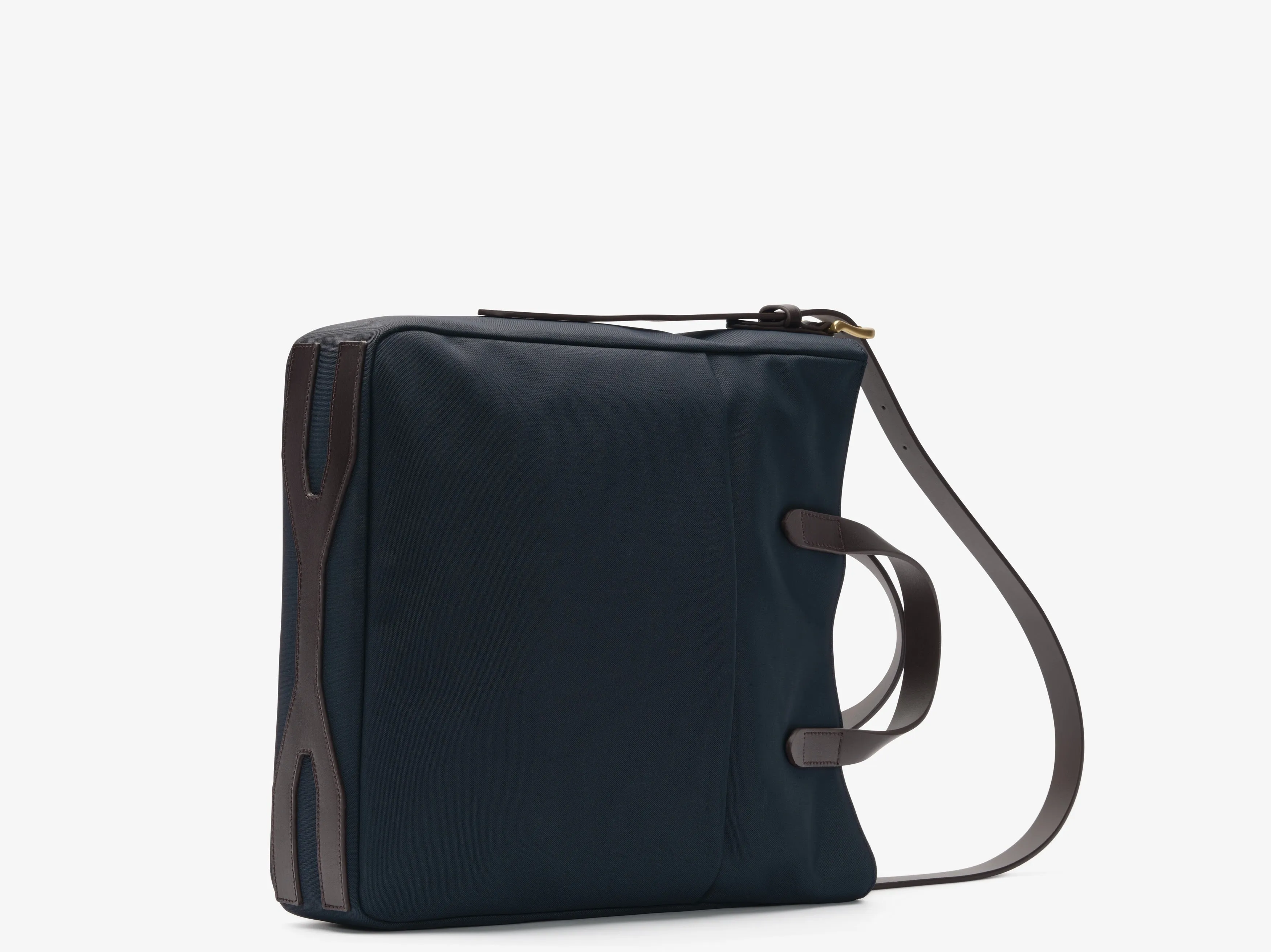 M/S Field Tote - Navy/Dark brown