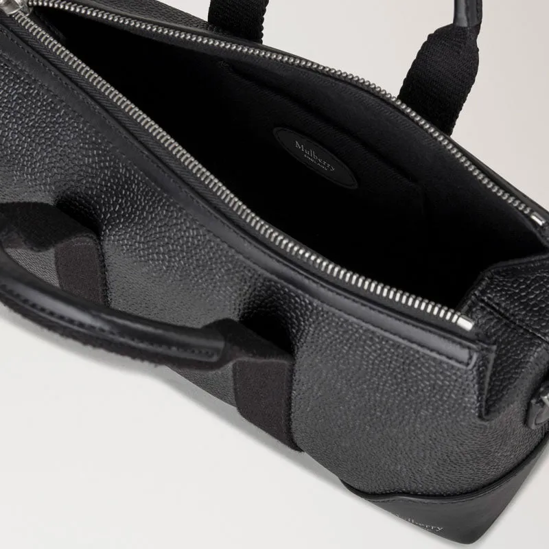 MULBERRY Mini Crossbody Clipper Eco Scotchgrain in Black