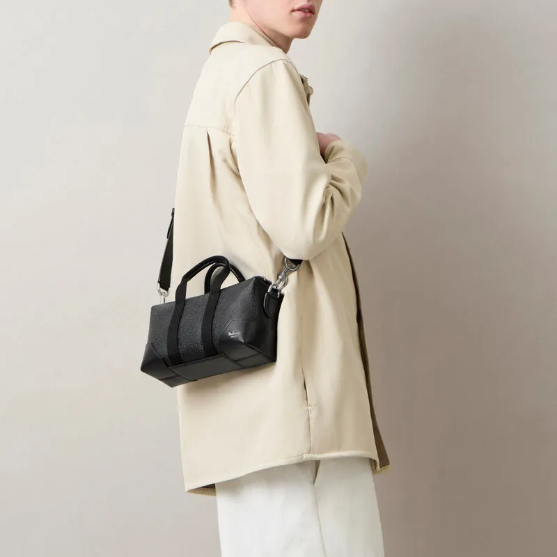 MULBERRY Mini Crossbody Clipper Eco Scotchgrain in Black