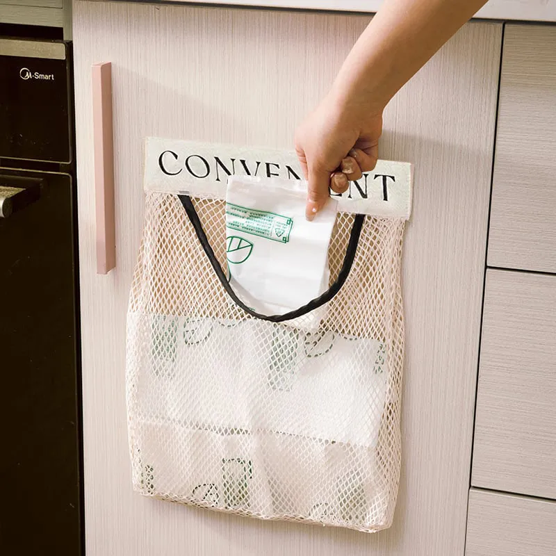Multi-purpose mesh bag for hanging