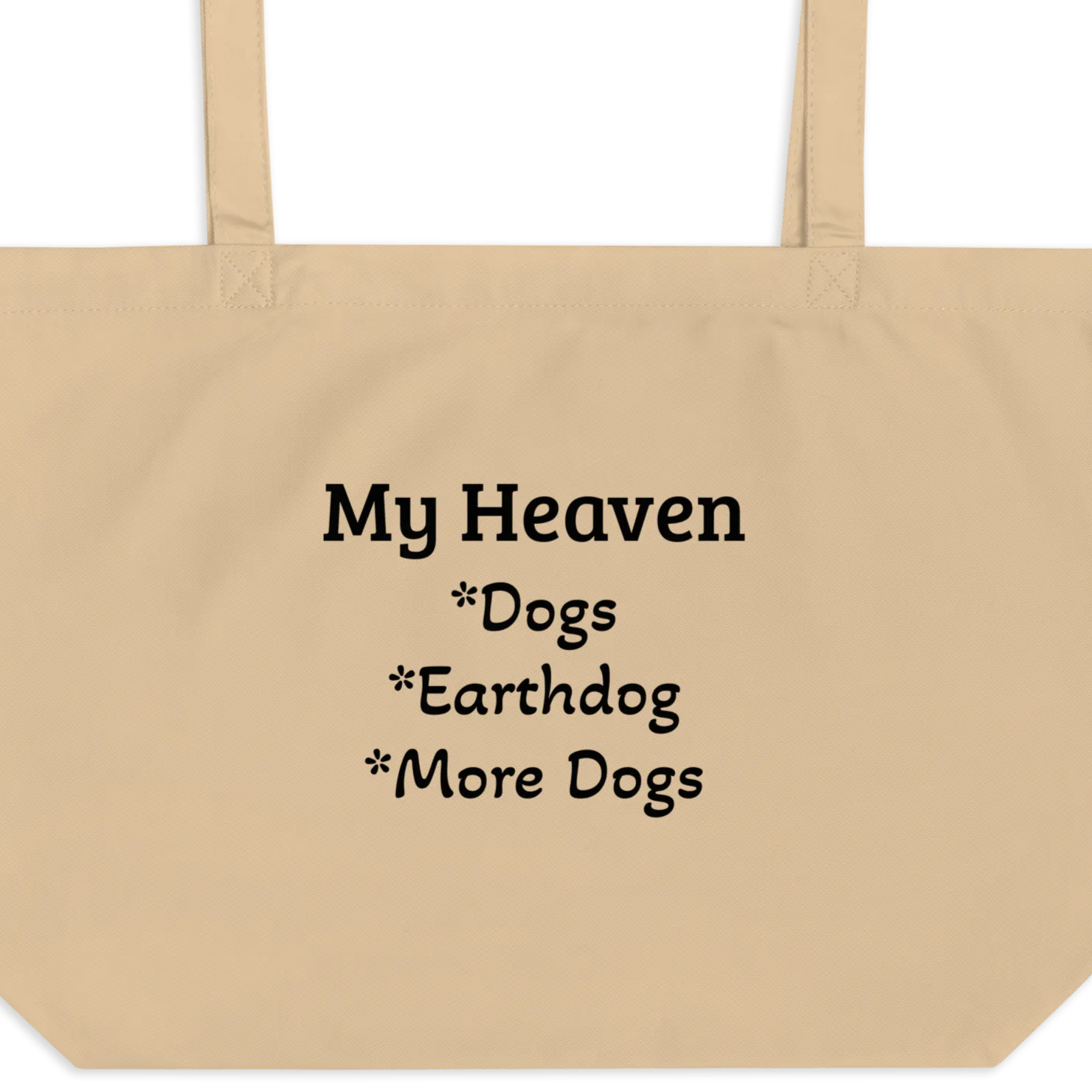 My Heaven Earthdog X-Large Tote/ Shopping Bags