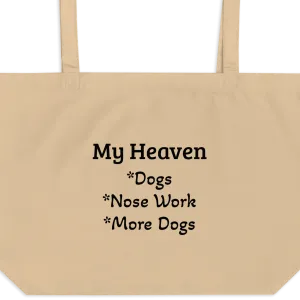 My Heaven Nose Work X-Large Tote/ Shopping Bags