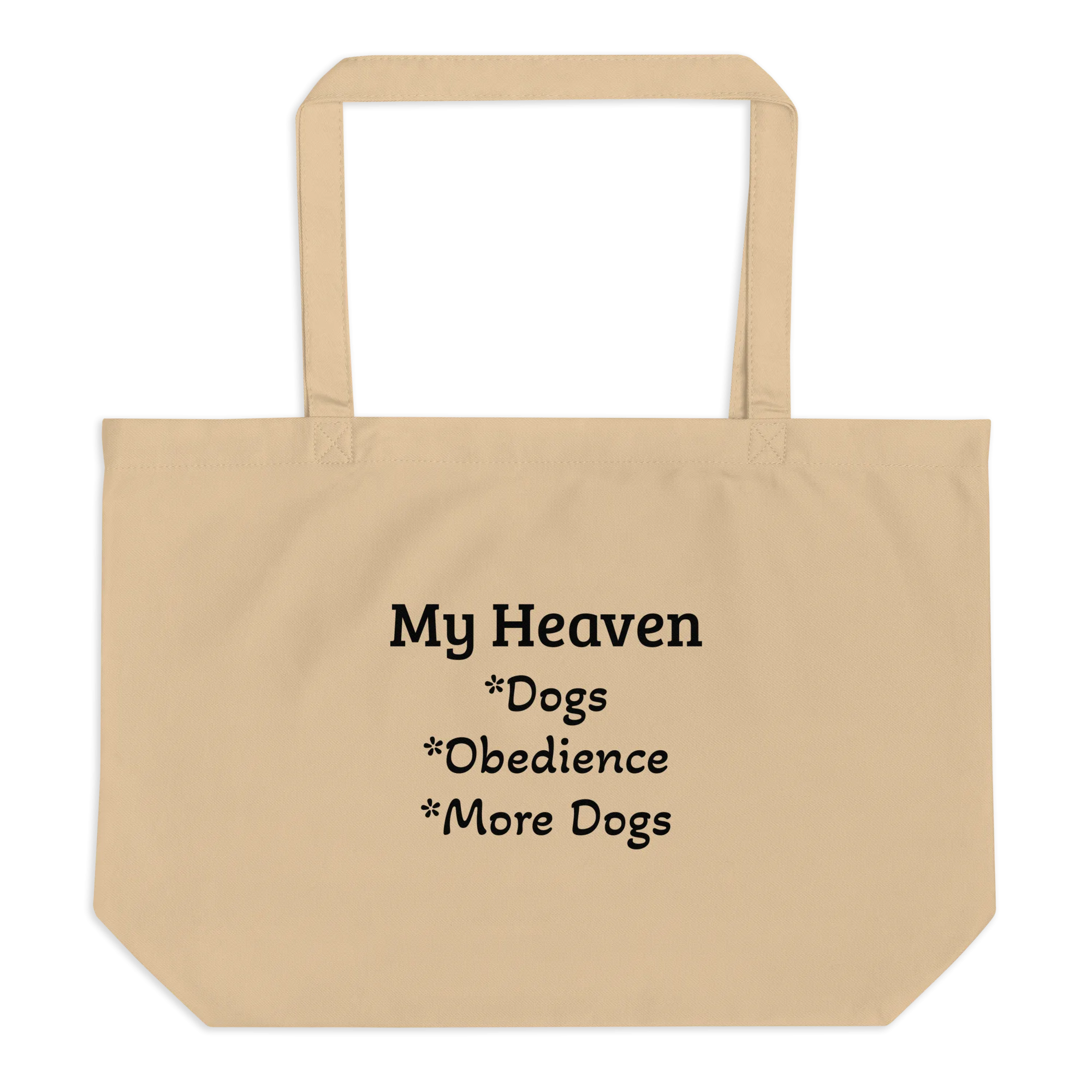 My Heaven Obedience X-Large Tote/ Shopping Bags