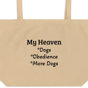 My Heaven Obedience X-Large Tote/ Shopping Bags