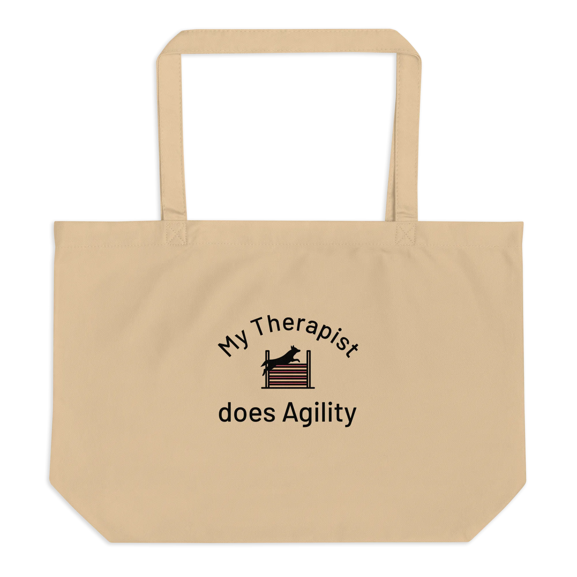 My Therapist Does Agility X-Large Tote/ Shopping Bags
