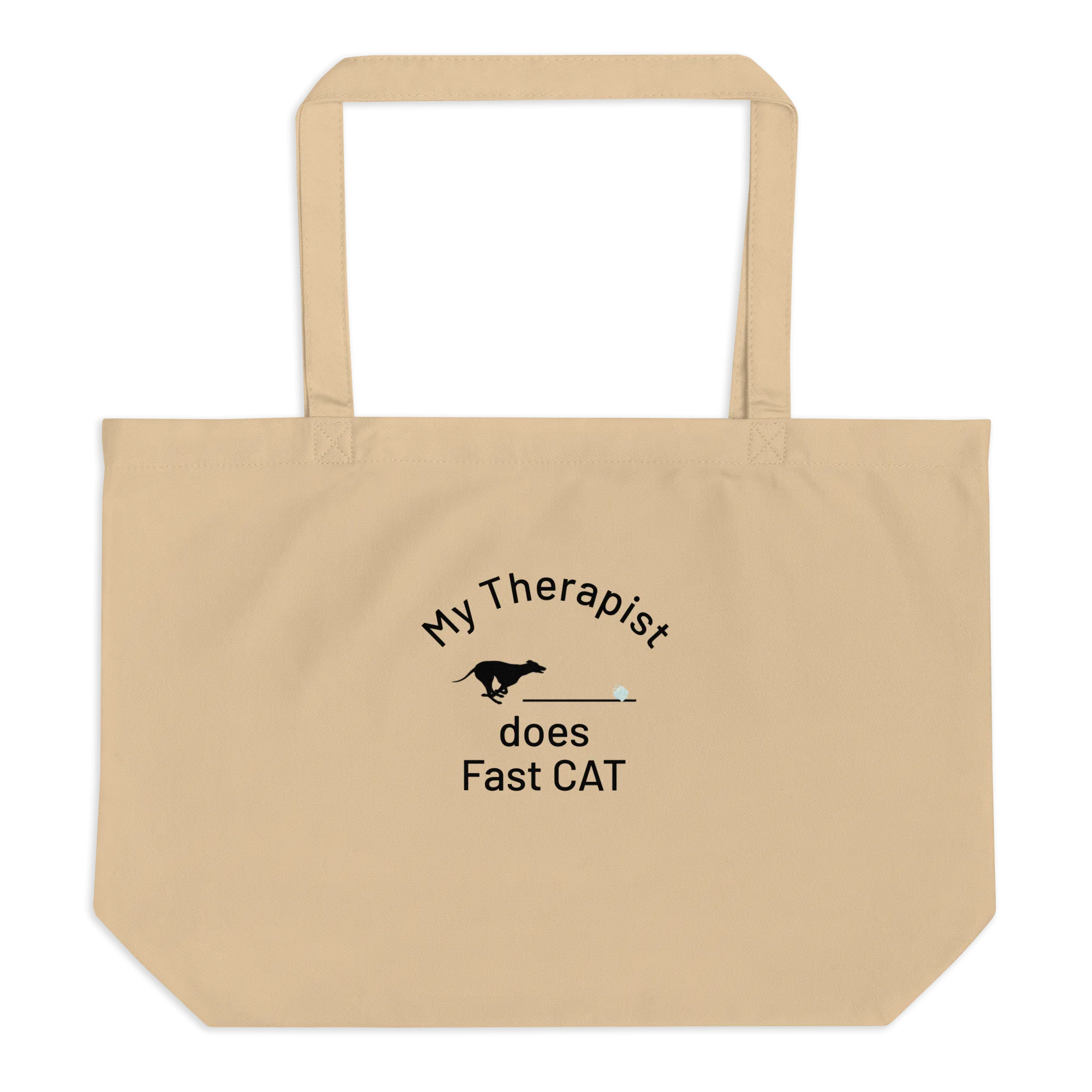 My Therapist Does Fast CAT X-Large Tote/ Shopping Bags