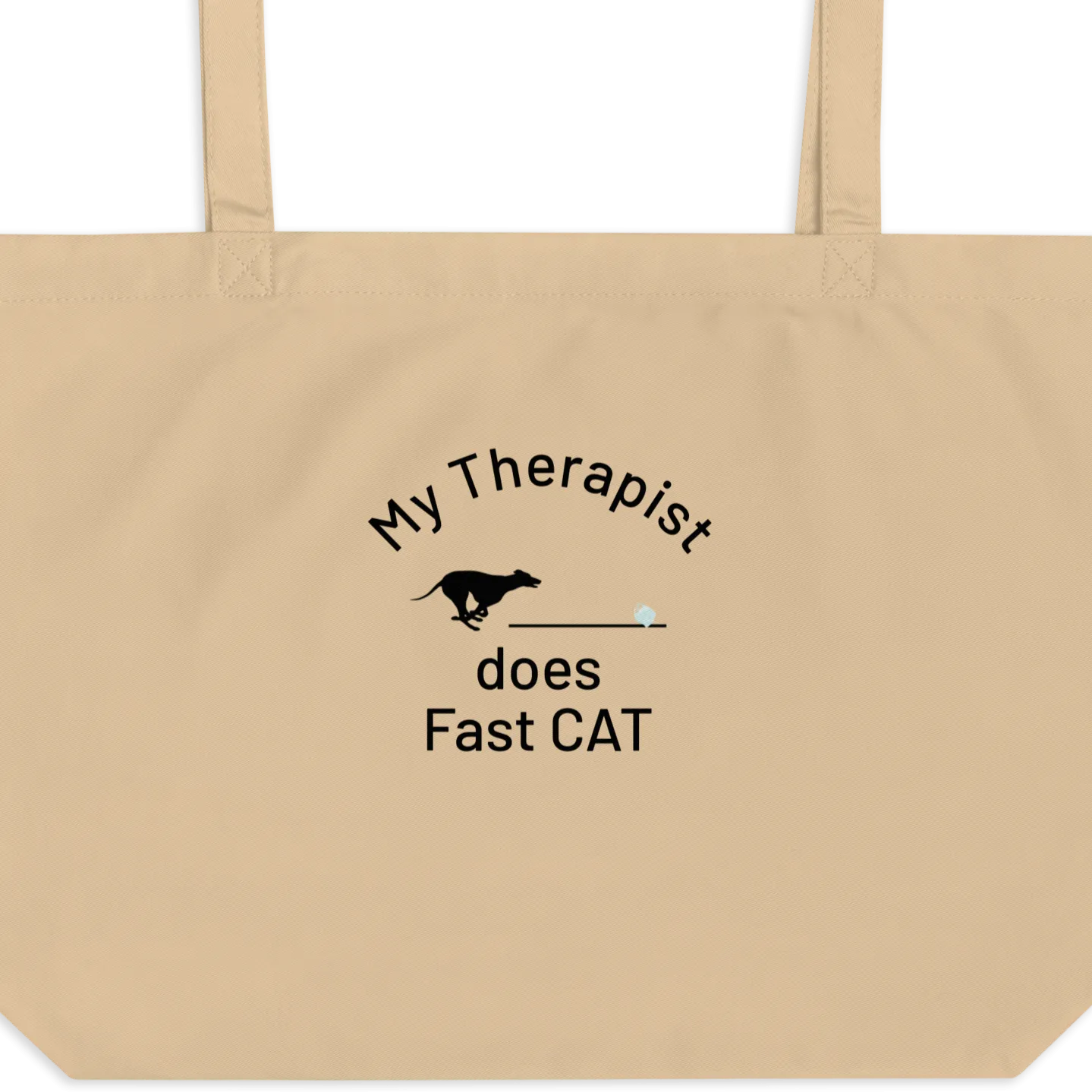 My Therapist Does Fast CAT X-Large Tote/ Shopping Bags