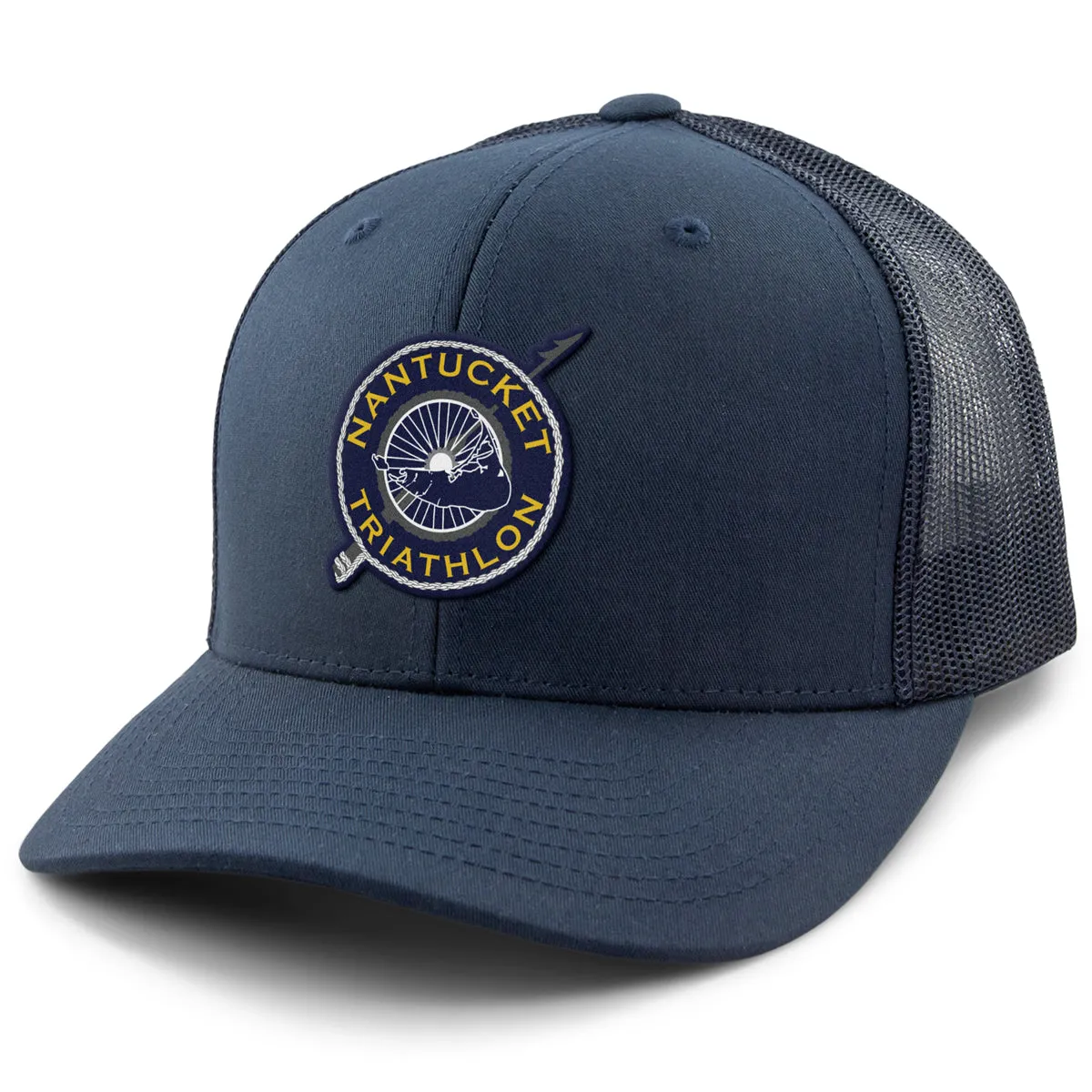 Nantucket Triathlon Printed Patch Classic Snapback Trucker