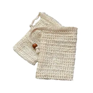 Natural Soap Saver Bag (Cotton/Linen)