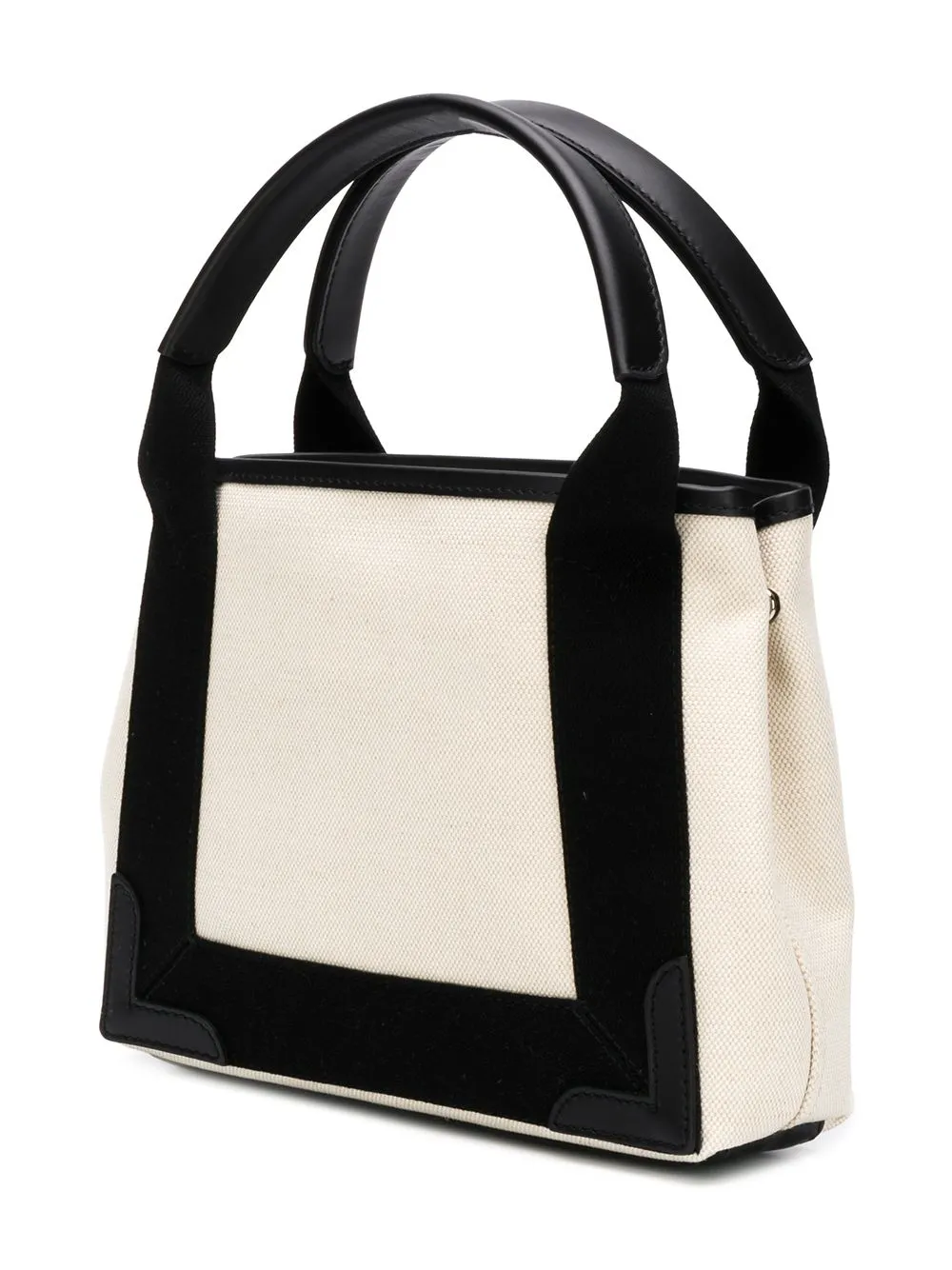 Navy cabas xs canvas tote bag
