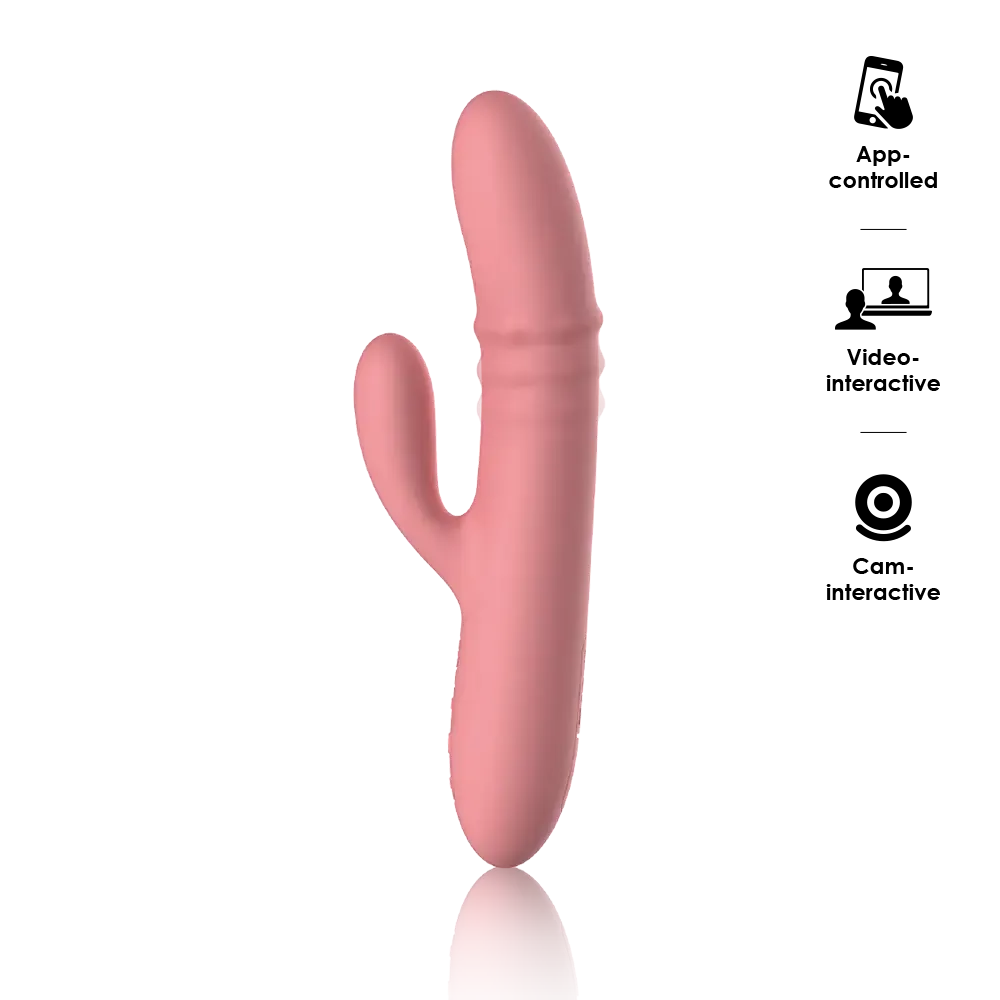 Neo Interactive Rabbit Vibe with Thrusting Beads