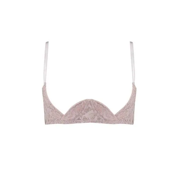 NEW COCO DE MER women's aurelia quarter cup bra in blush