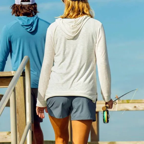 NEW FREE FLY w pull-on breeze short in blue dusk