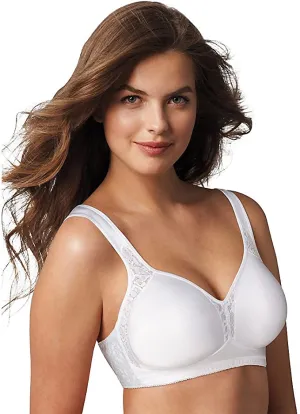 New in package! Playtex Women's 18 Hour Seamless Comfort-Flex Wire-Free Bra, White! Sz 38B!
