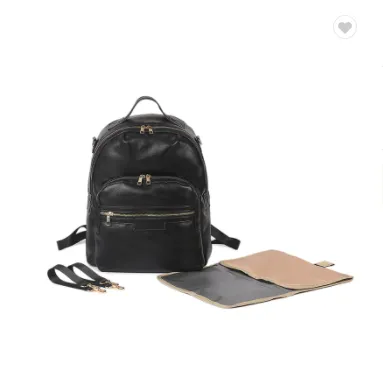 New Mommy Bag PU Mommy Backpack Mother And Baby Bag