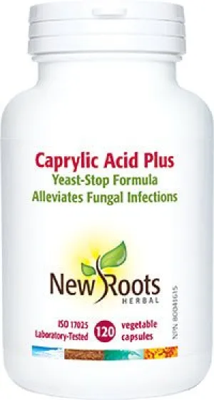 New Roots Caprylic Acid Plus 120 Veg Capsules