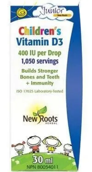 New Roots Children’s Vitamin D3 30 mL