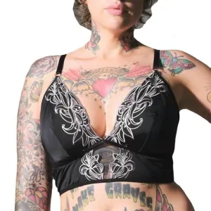 NEW THISTLE AND SPIRE eldridge bralette in platinum