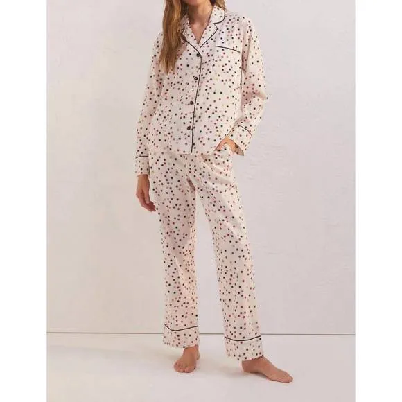 NEW Z SUPPLY dreamer star set pajama in vanilla ice