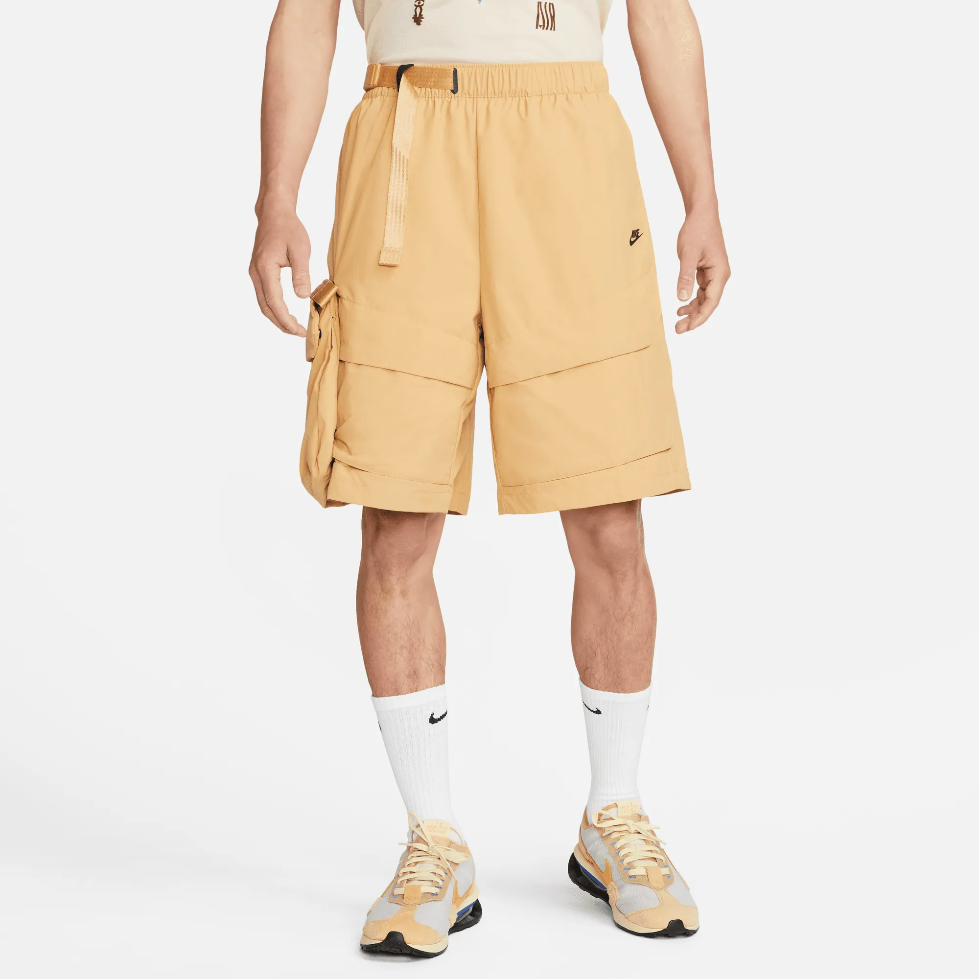 Nike Mens Sportswear Tech Pack Woven Unlined Cargo Shorts Twine