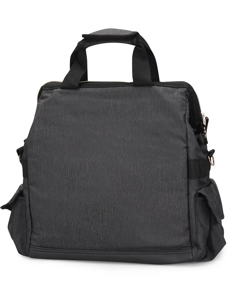 NurseMates Ultimate Medical Bag | Charcoal & Rose Gold