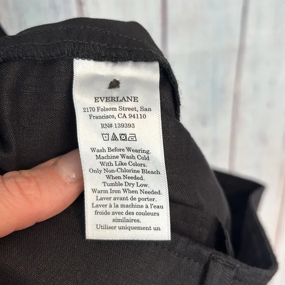NWOT Everlane The Linen Way-High® Drape Short