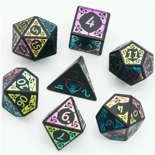 Obsidian and Rainbow Flourish