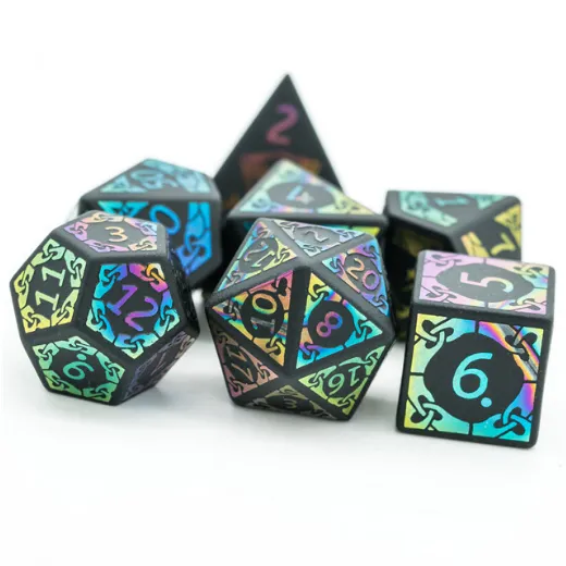 Obsidian and Rainbow Flourish