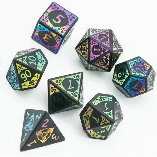 Obsidian and Rainbow Flourish